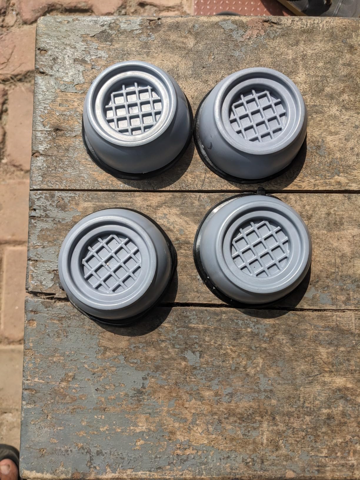 Anti Vibration Pad-Anti-vibration Pads For Washing Machine - 4 Pcs Shock Proof Feet For Washer ? Dryer, Great For Home, Laundry Room, Kitchen, Washer, Dryer, Table, Chair, Sofa, Bed (4 Units)